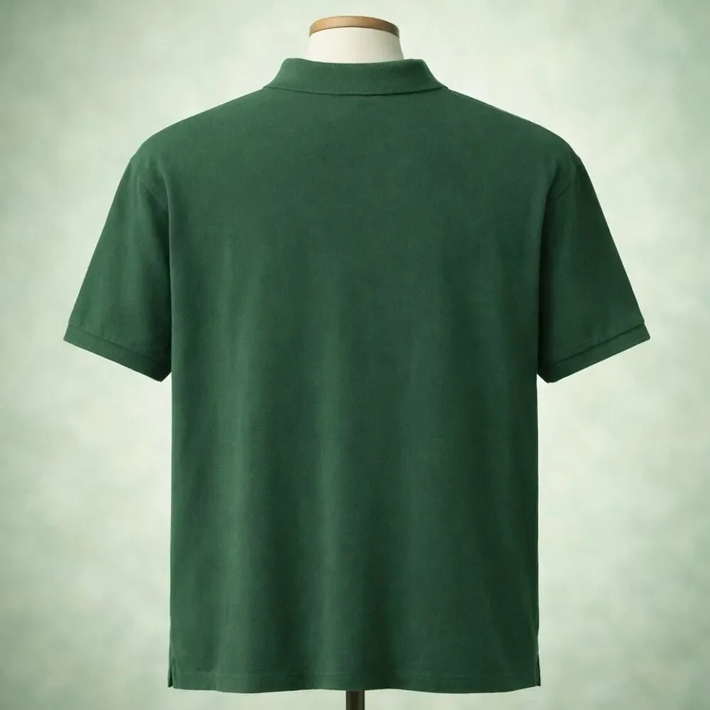 Vintage Polo Ralph Lauren Green Mesh Short Sleeve SS Polo Shirt XL
